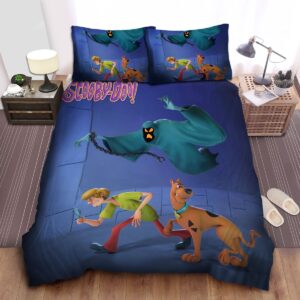 Scooby Doo Movies The Ghost Above You Bed Sheets Spread Duvet Cover Bedding Settomb