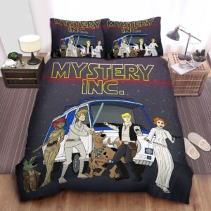 Scooby Doo Movies The Mystery Inc Bed Sheets Spread Duvet Cover Bedding Set