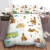 Scooby Doo Movies The Mystery Machine Bed Sheets Spread Duvet Cover Bedding Settomb