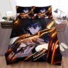 Solo Leveling Sung Jinwoo With The Demon Kings Daggers Bed Sheets Spread Duvet Cover Bedding Set