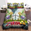 The Legend Of Zelda A Link Between Worlds Artwork Bed Sheets Spread Duvet Cover Bedding Set