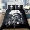 The Nightmare Before Christmas Microfiber Black And White Duvet Cover Bedding Set