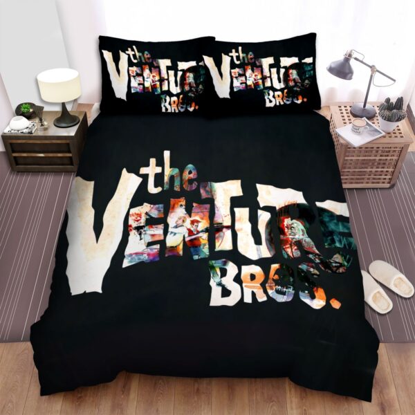 The Venture Bros Typographic Bed Sheets Spread Duvet Cover Bedding Set