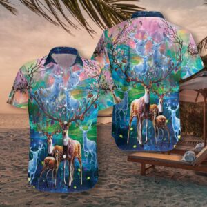 AMAZING DEER Hawaiian Shirt 4