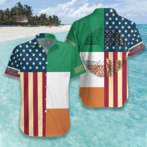 America And Ireland Hawaiian Shirt 4
