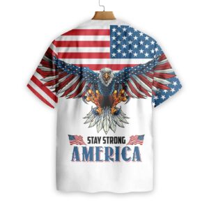 American Eagle Stay Strong Shirt For Men Hawaiian Shirt 2