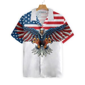 American Eagle Stay Strong Shirt For Men Hawaiian Shirt 3