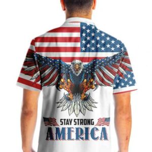 American Eagle Stay Strong Shirt For Men Hawaiian Shirt 5