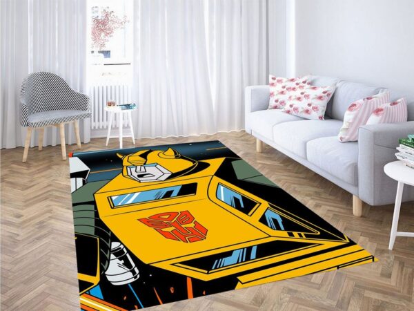 Art Transformers Primitive Skateboard Living Room Modern Carpet Rug