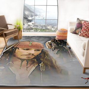 At Worlds End Jack Sparrow Rug