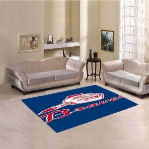 Atlanta Braves Mlb Baseball Area Limited Edition Rug