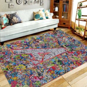 Avengers Area Rug Custom Size And Printing