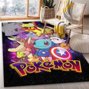 Avengers Pokemon Rug