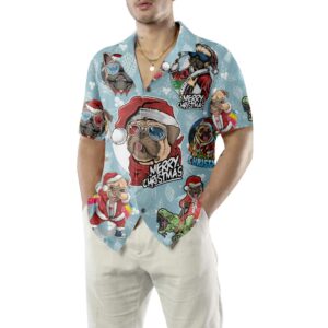 Awesome Xmas Pug Party Christmas Pug Hawaiian Shirt Funny Christmas Gift For Pug Lover 4