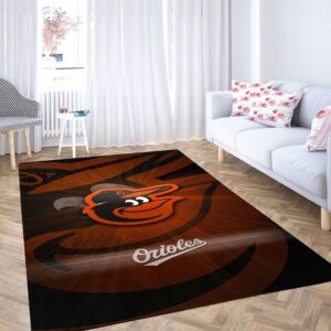 Baltimore Orioles Wallpaper Carpet Rug