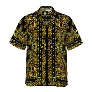 Bandana Royalty Pattern Hawaiian Shirt 3