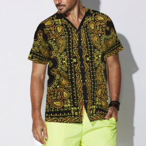 Bandana Royalty Pattern Hawaiian Shirt 4