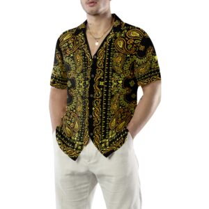 Bandana Royalty Pattern Hawaiian Shirt 5