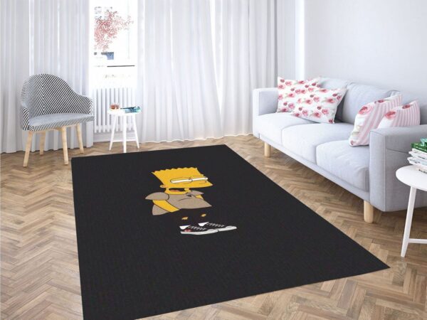 Bart Simpson Wallpaper Carpet Rug