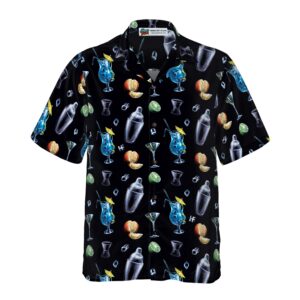Bartender Cocktail Party Hawaiian Shirt 3