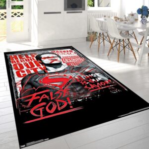 Batman V Superman False God Rug