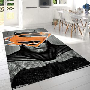 Batman V Superman Logo Rug