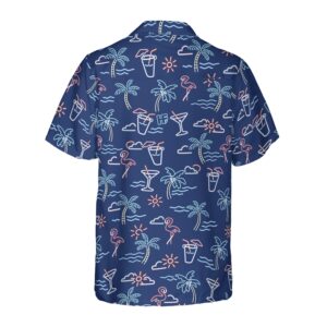 Beach Party Tropical Flamingo Hawaiian Shirt 2