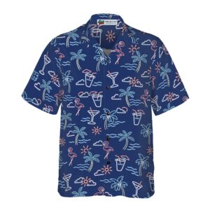 Beach Party Tropical Flamingo Hawaiian Shirt 3