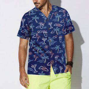 Beach Party Tropical Flamingo Hawaiian Shirt 4