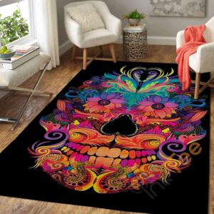 Beautiful Skull Area Rug