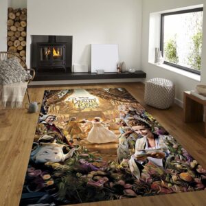 Beauty And The Beast Carpet Custom Size And Printing