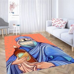 Bender Futurama Living Room Modern Carpet Rug