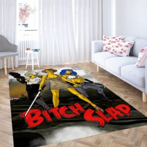 Bitch Slap Simpson Family Living Room Modern Carpet Rug