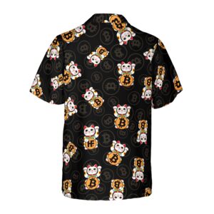 Bitcoin Lucky Cat Hawaiian Shirt 2