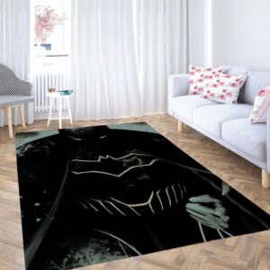 Black And White Batman Living Room Modern Carpet Rug