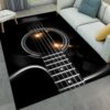 Black Guitar Limited Edition Rug