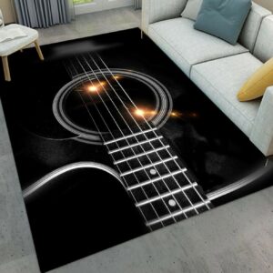 Black Guitar Limited Edition Rug