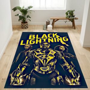 Black Lightning Rug