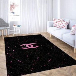 Black Logo Wallpaper Carpet Rug