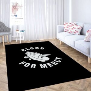 Blood For Mercy Living Room Modern Carpet Rug