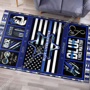 Blue Lives Matter Limited Edition Rug