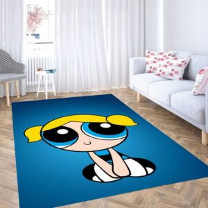 Bubbles Powerpuff Girls Living Room Modern Carpet Rug