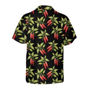 Bushes Of Red Chili Peppers Hawaiian Shirt Funny Red Pepper Shirt For Men Red Hot Chilli Shirt 2