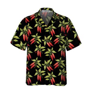 Bushes Of Red Chili Peppers Hawaiian Shirt Funny Red Pepper Shirt For Men Red Hot Chilli Shirt 3