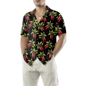 Bushes Of Red Chili Peppers Hawaiian Shirt Funny Red Pepper Shirt For Men Red Hot Chilli Shirt 4