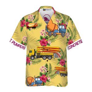 CONCRETE PUMPERS Hawaiian Shirt 4
