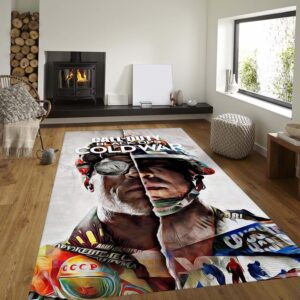 Call Of Duty Black Ops Cold War Rug Custom Size And Printing