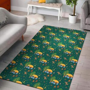 Camping Camper Limited Edition Rug