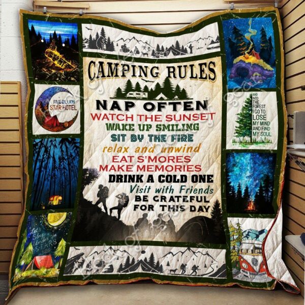 Camping Rules Gift For Family On Christmas Black Friday Black Friday