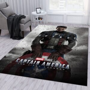 Captain America The First Avenger Rug